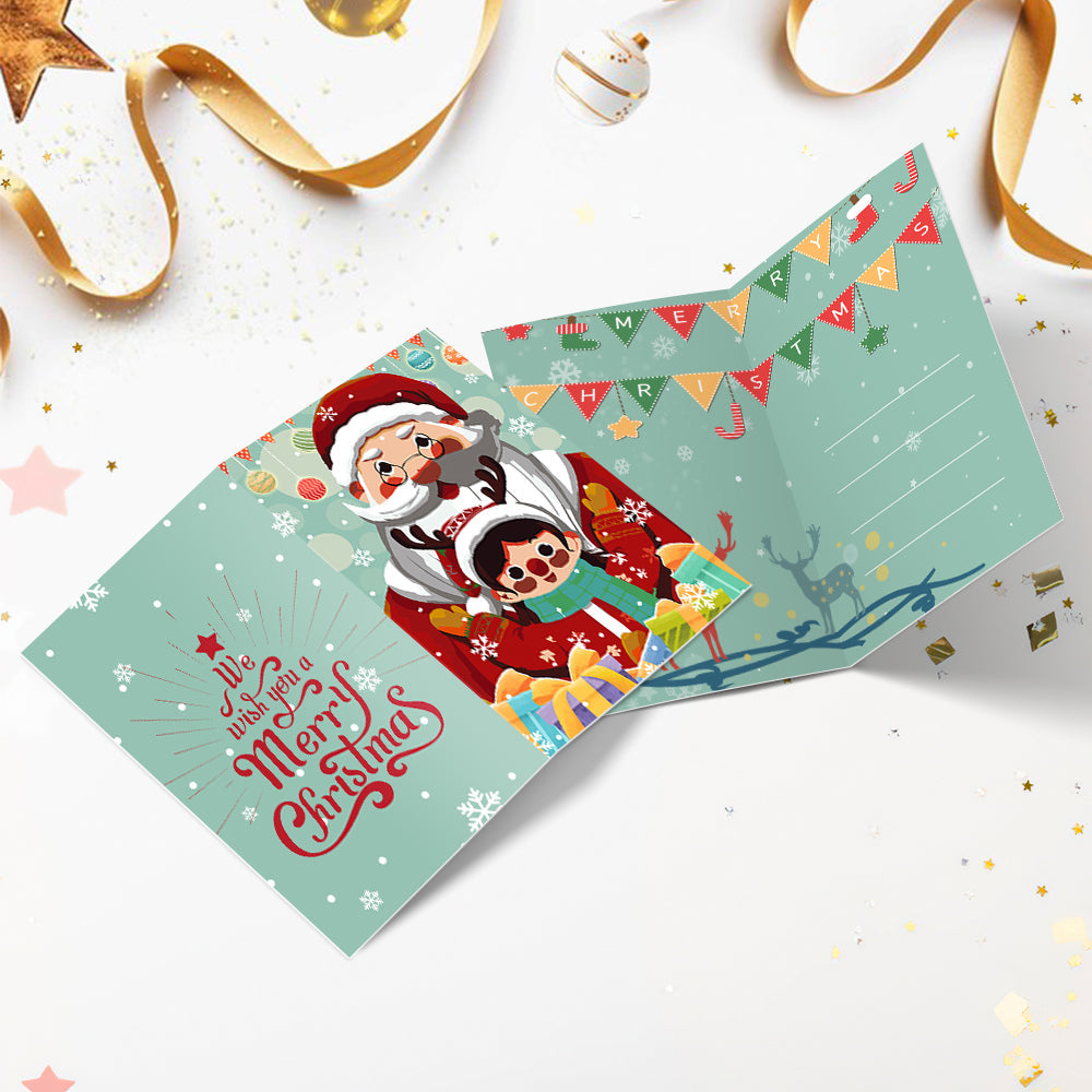 Kerstkaart III – Schilderen op nummer