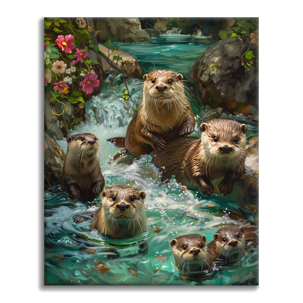 Otter – Malen nach Zahlen