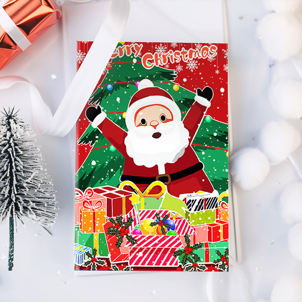 Kerstkaart III – Schilderen op nummer