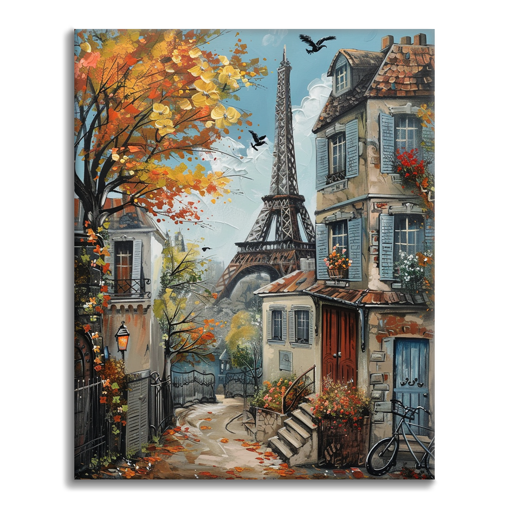 Parijs in de herfst – schilderen op nummer