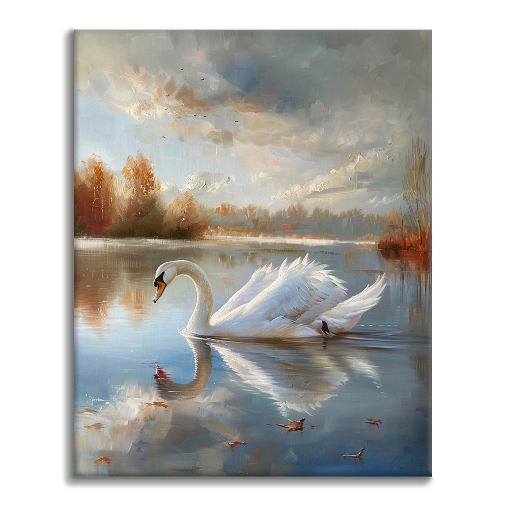 Zwaan – Schilderen op nummer