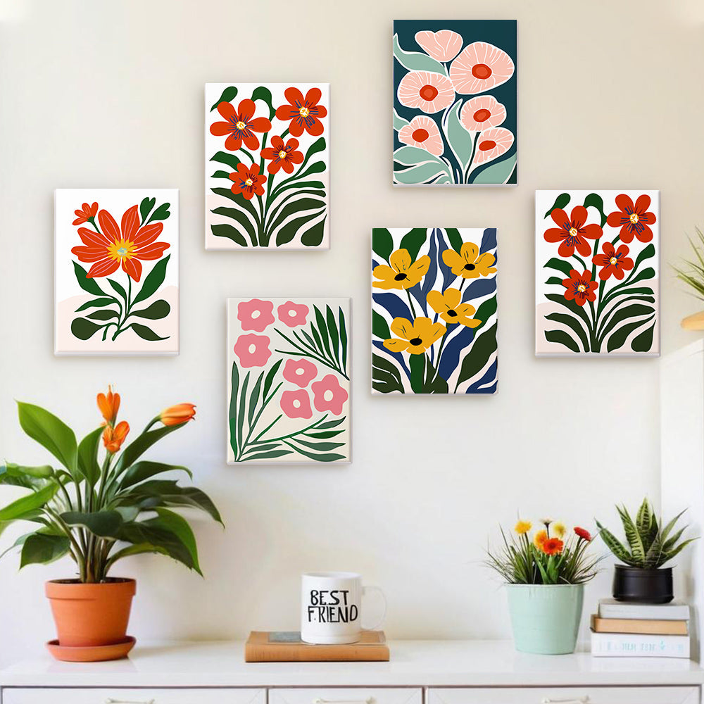 Botanische Laune – Malen nach Zahlen