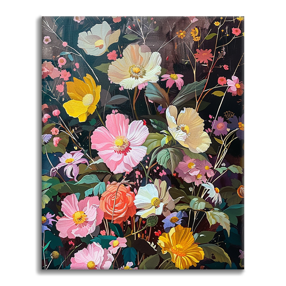 Flores silvestres - Pintar por números