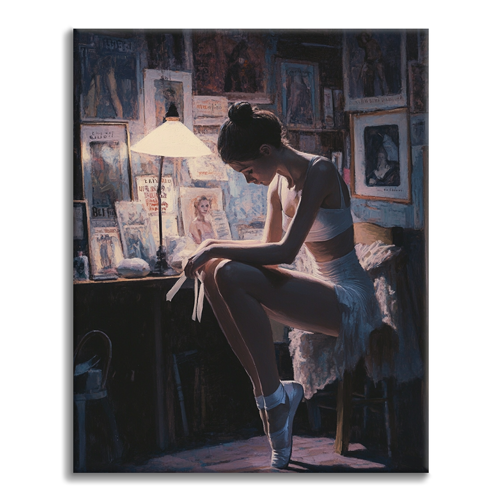 Bailarina – Pintar por números