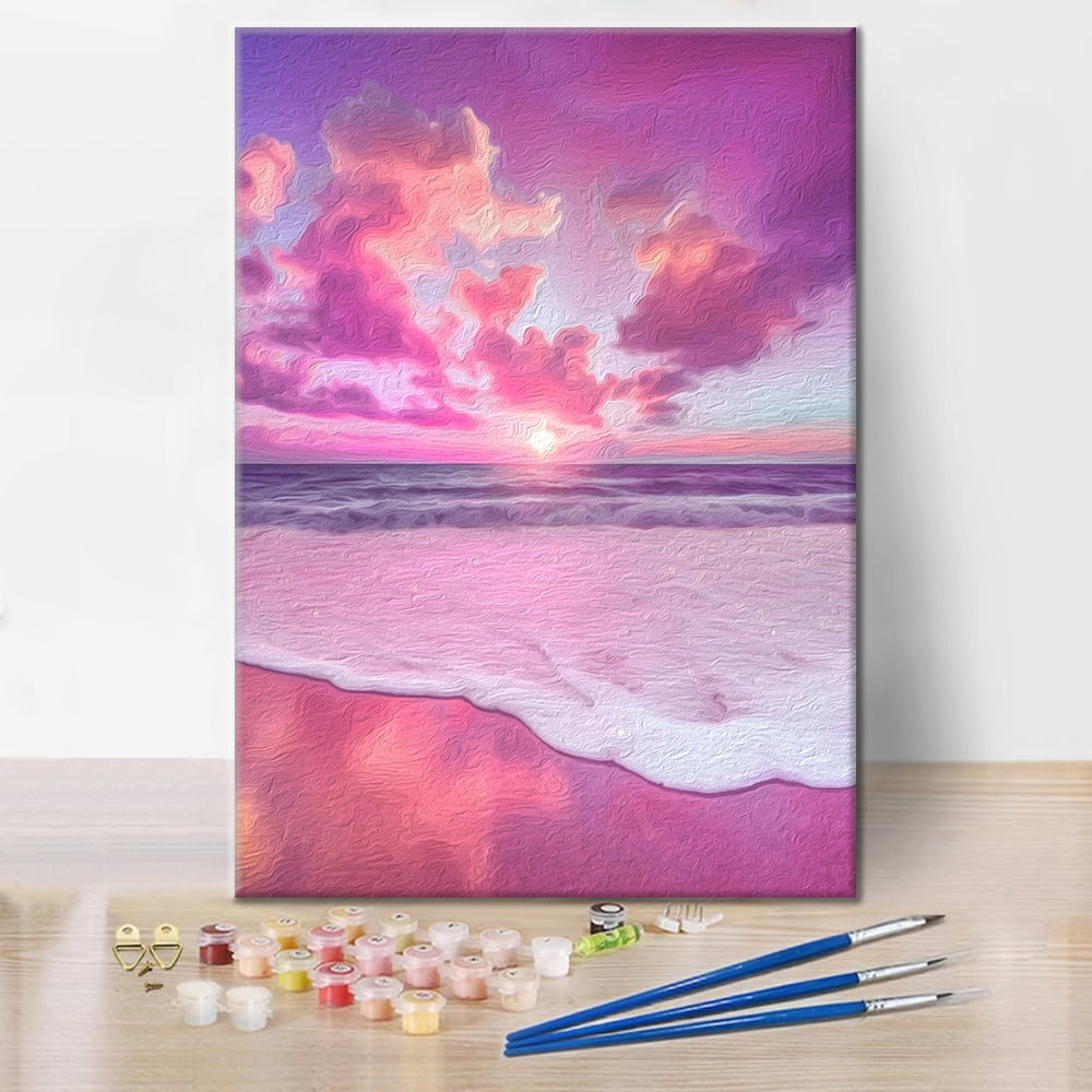 Mar Rosa - Pintura por Números