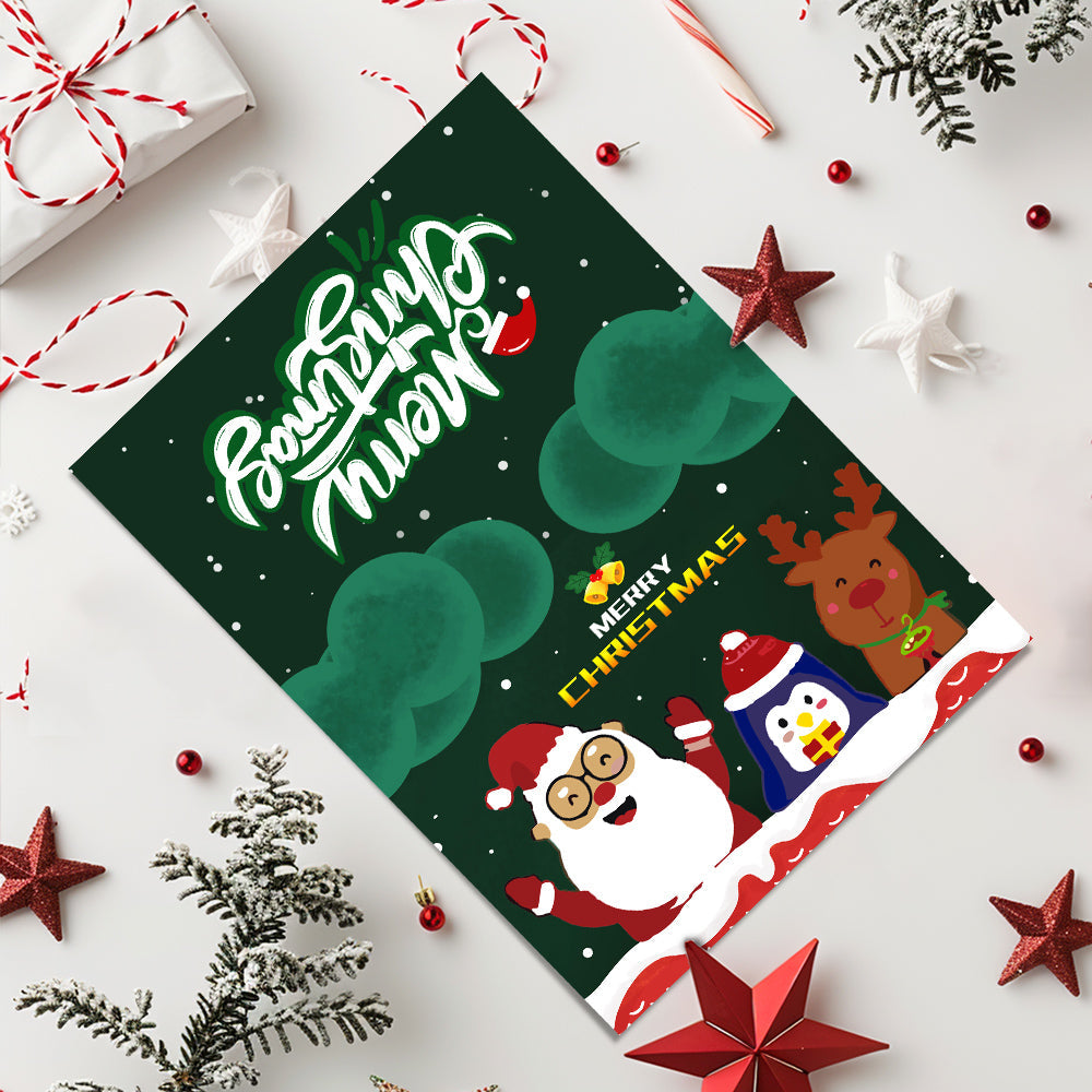 Weihnachtskarte II – Malen nach Zahlen