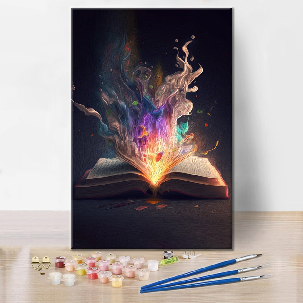 Un libro - pintar por números