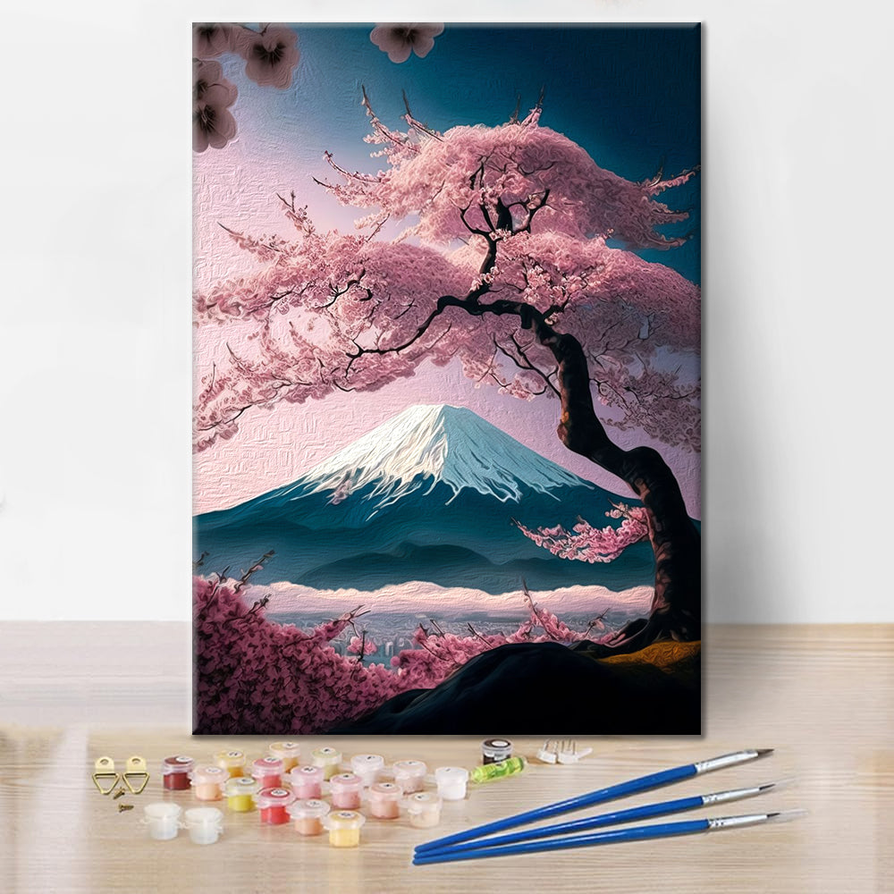 Flor de cerezo - Pintura por números