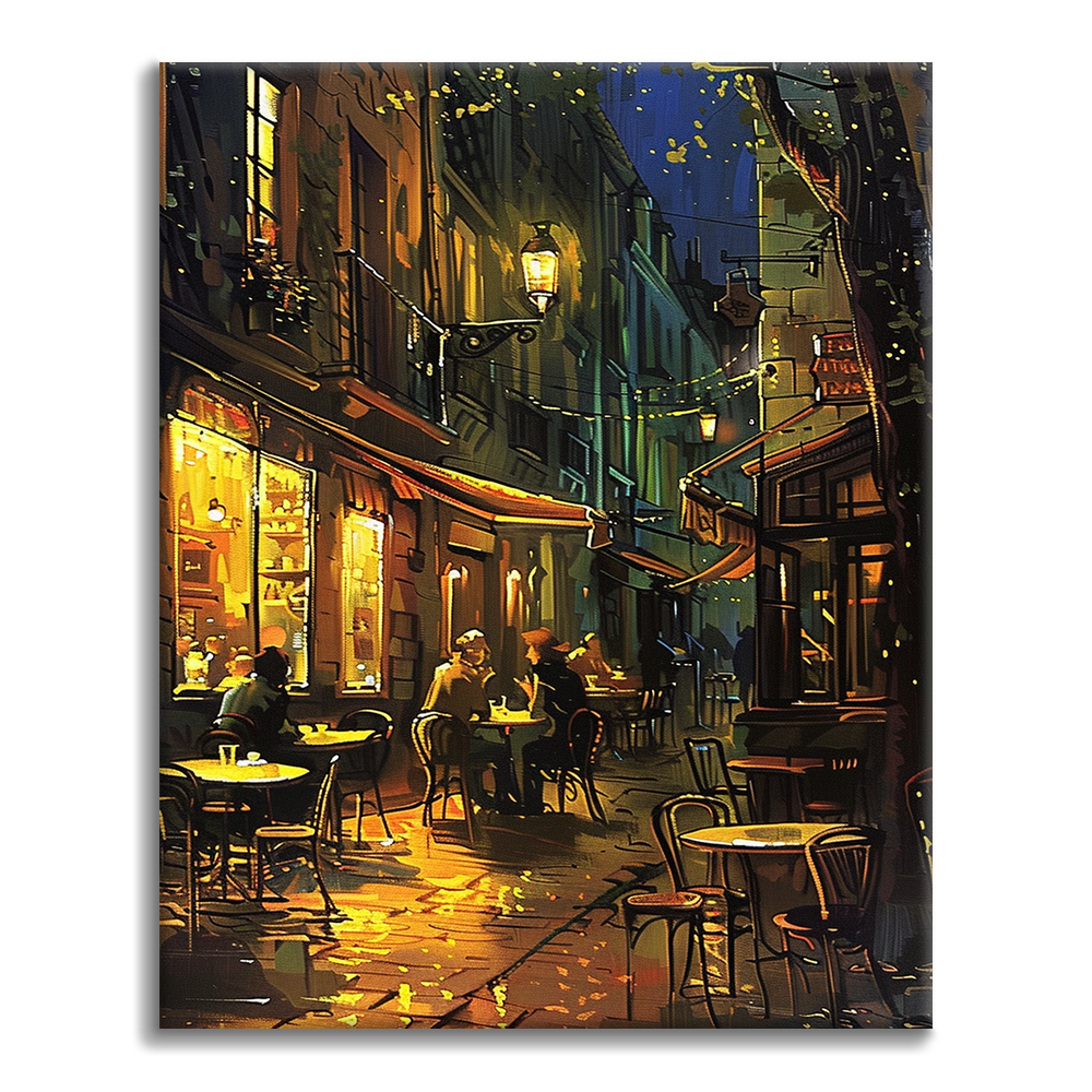 Corner Cafe Malen Nach Zahlen Cheerful Painting DE Corner Cafe Malen Nach Zahlen Cheerful Painting DE