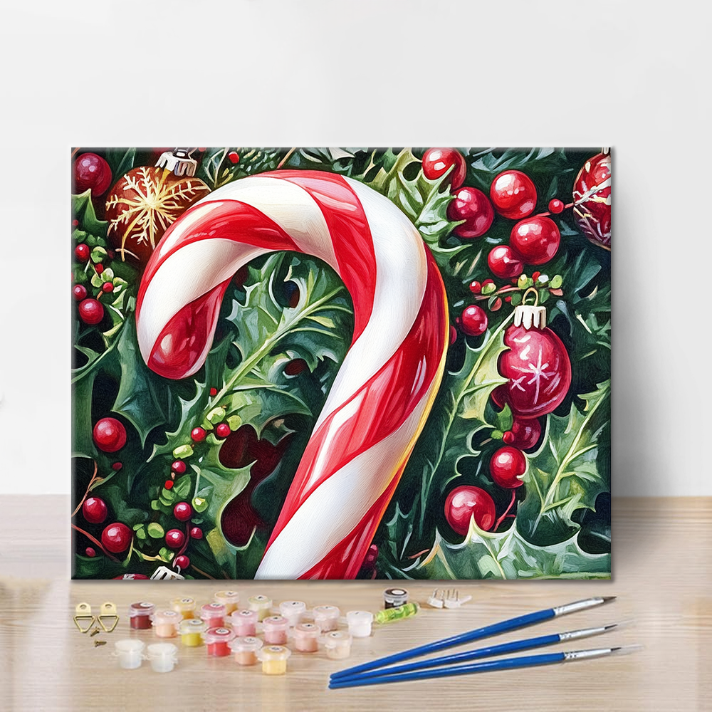 Kerstsnoepjes – Schilderen op nummer