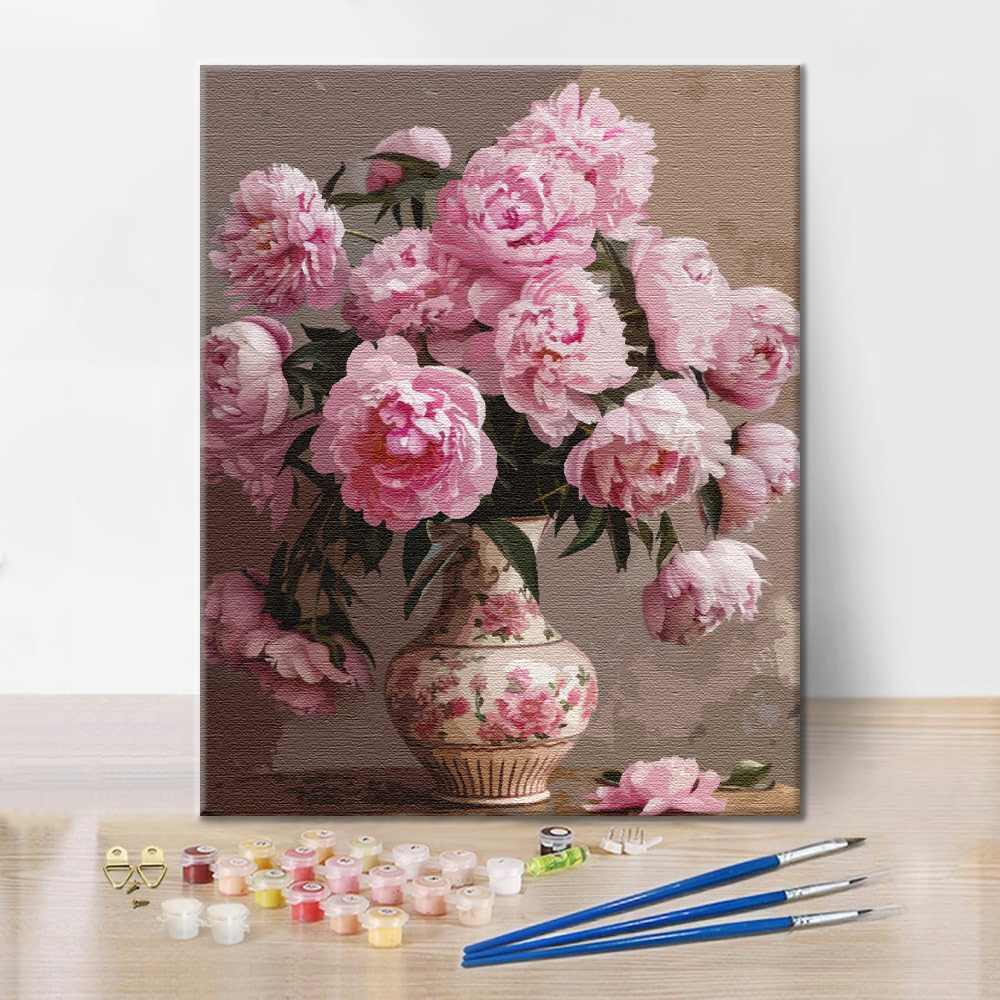 Peonía – Pintar por números