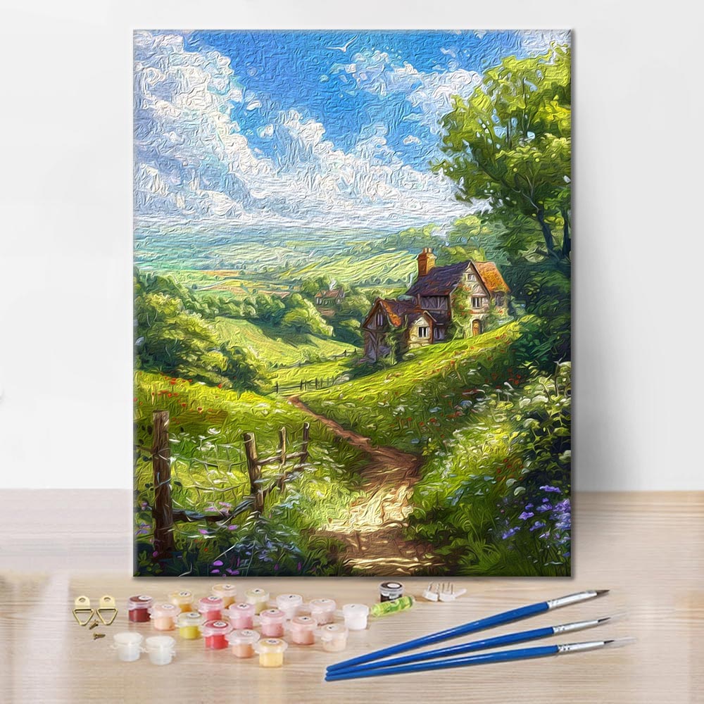 La vida del pueblo – pintar por números