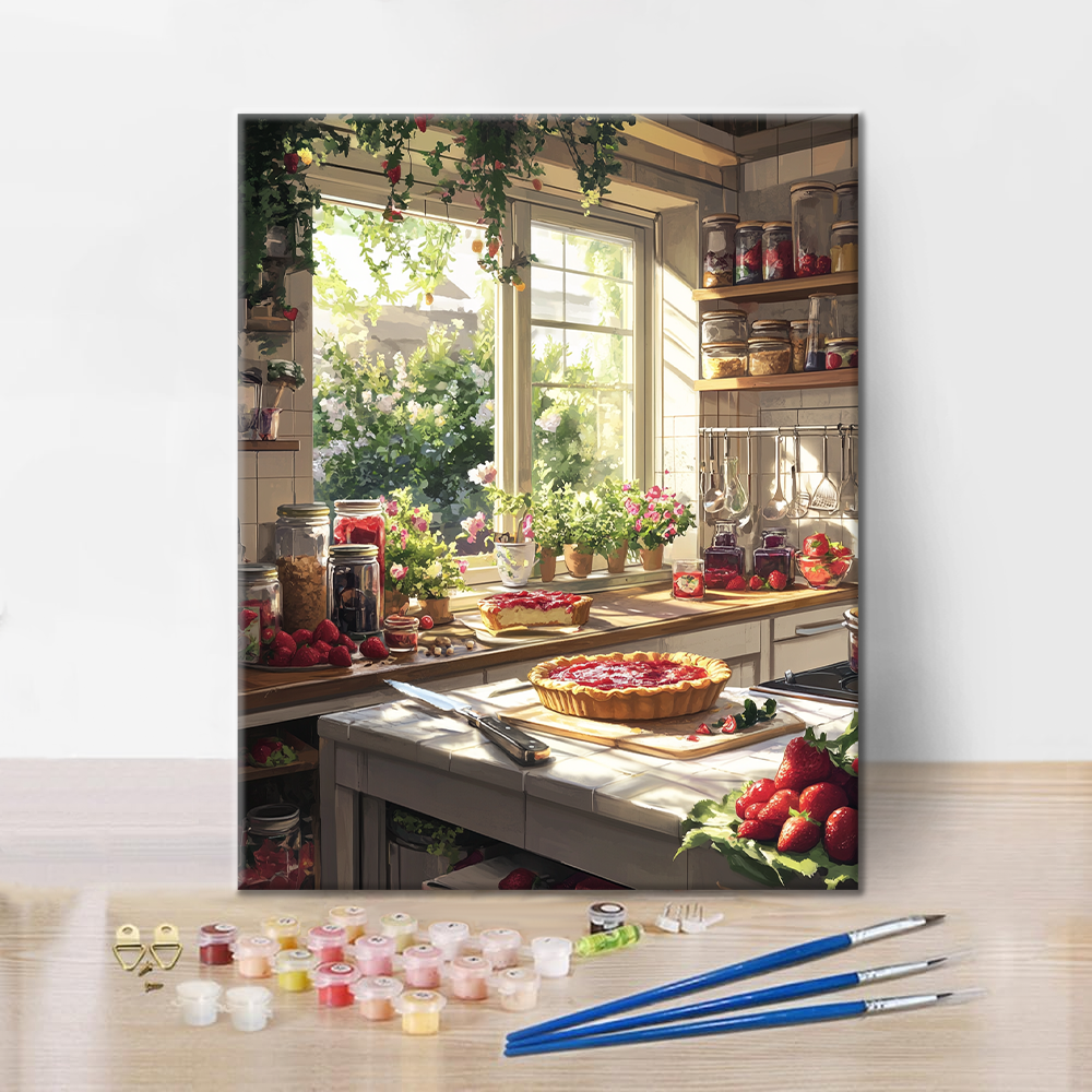 Cocina de postres – pintar por números