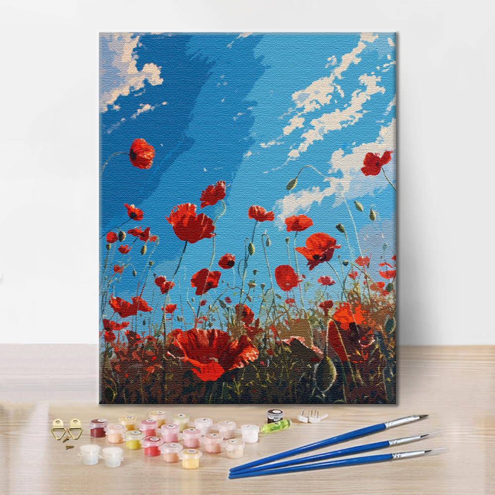 Creciendo hacia el sol – pintar por números