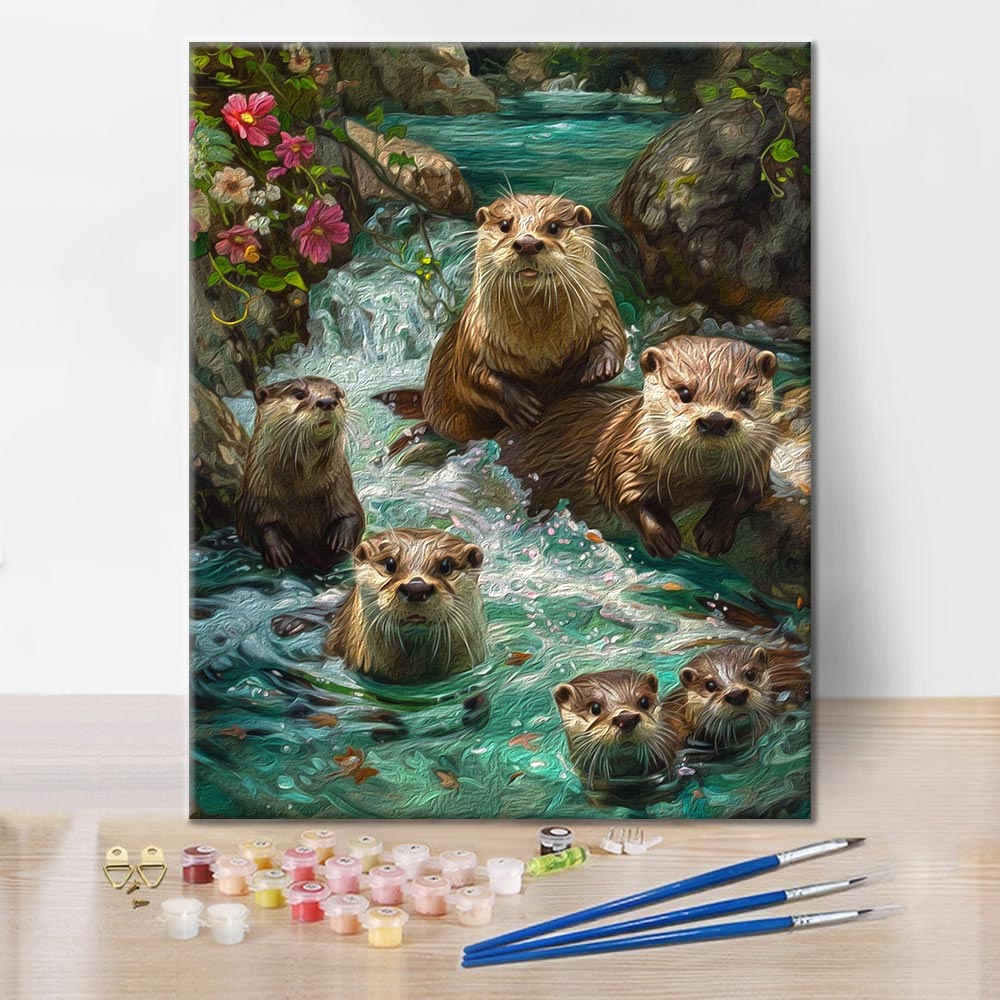Otter – Malen nach Zahlen