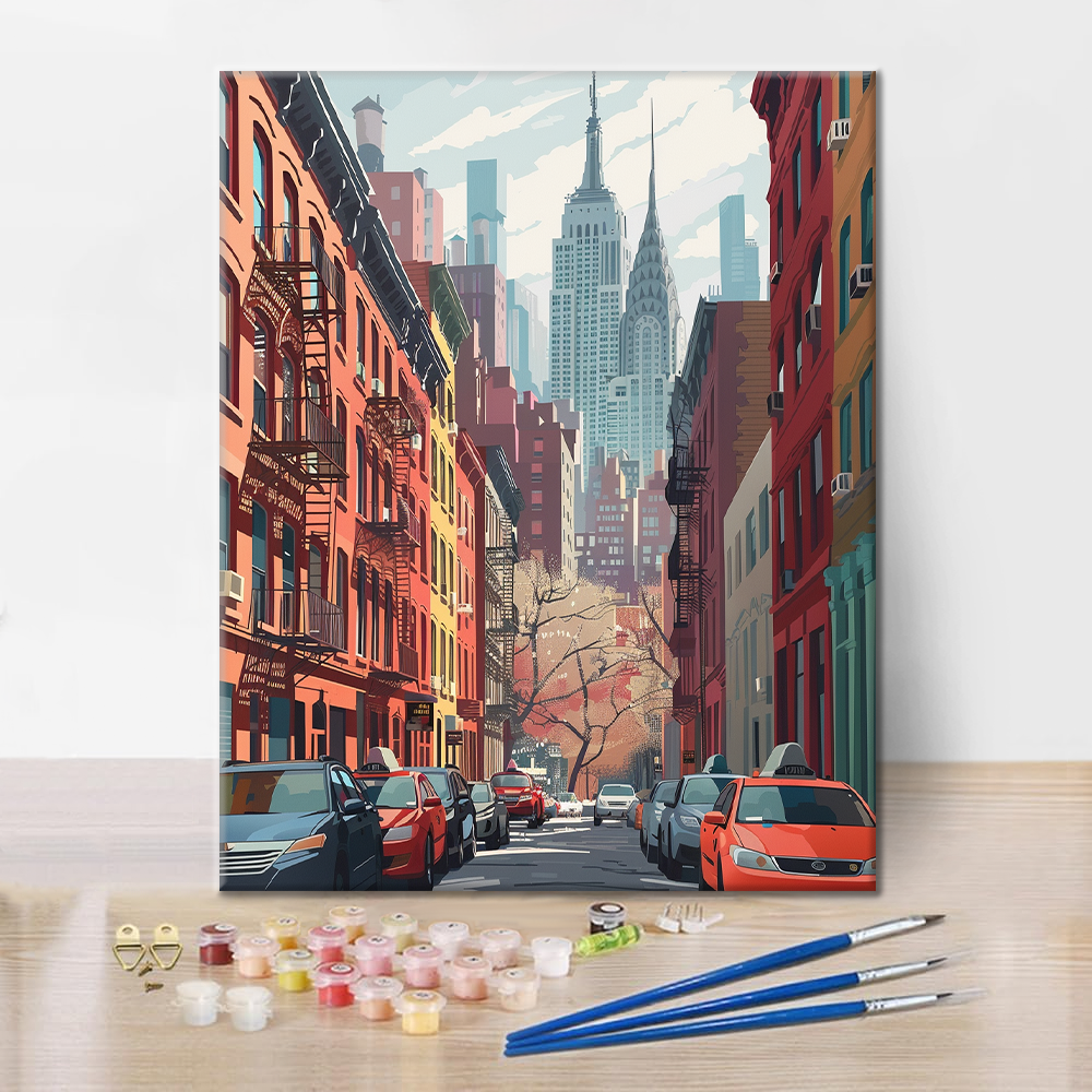New York – Malen nach Zahlen