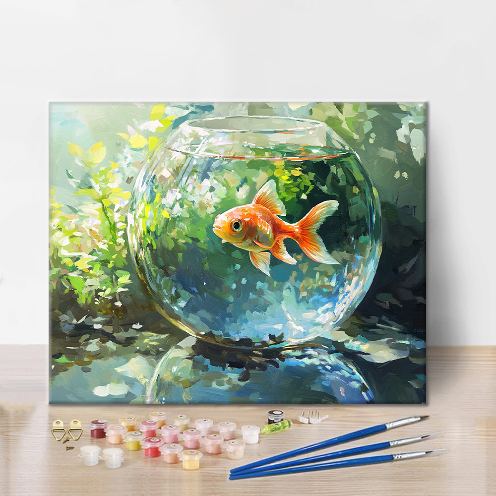 Goldfisch – Malen nach Zahlen