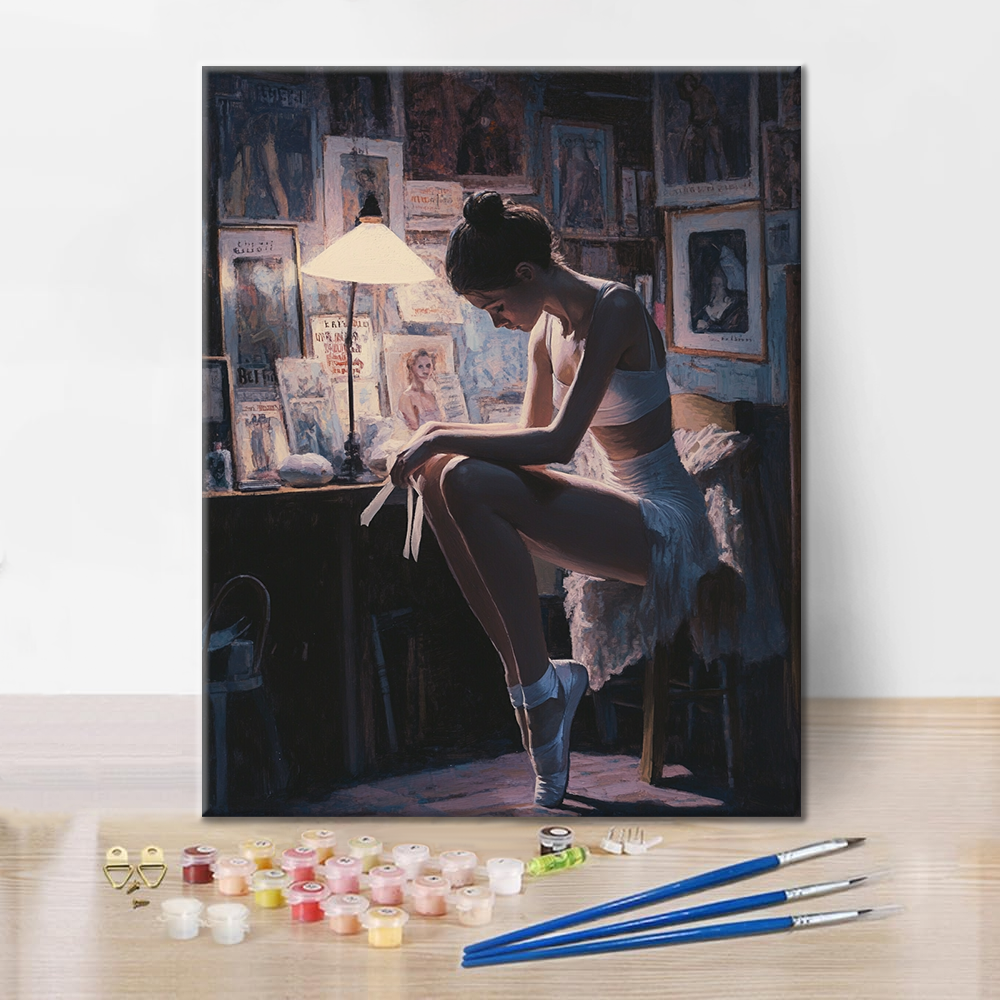 Bailarina – Pintar por números