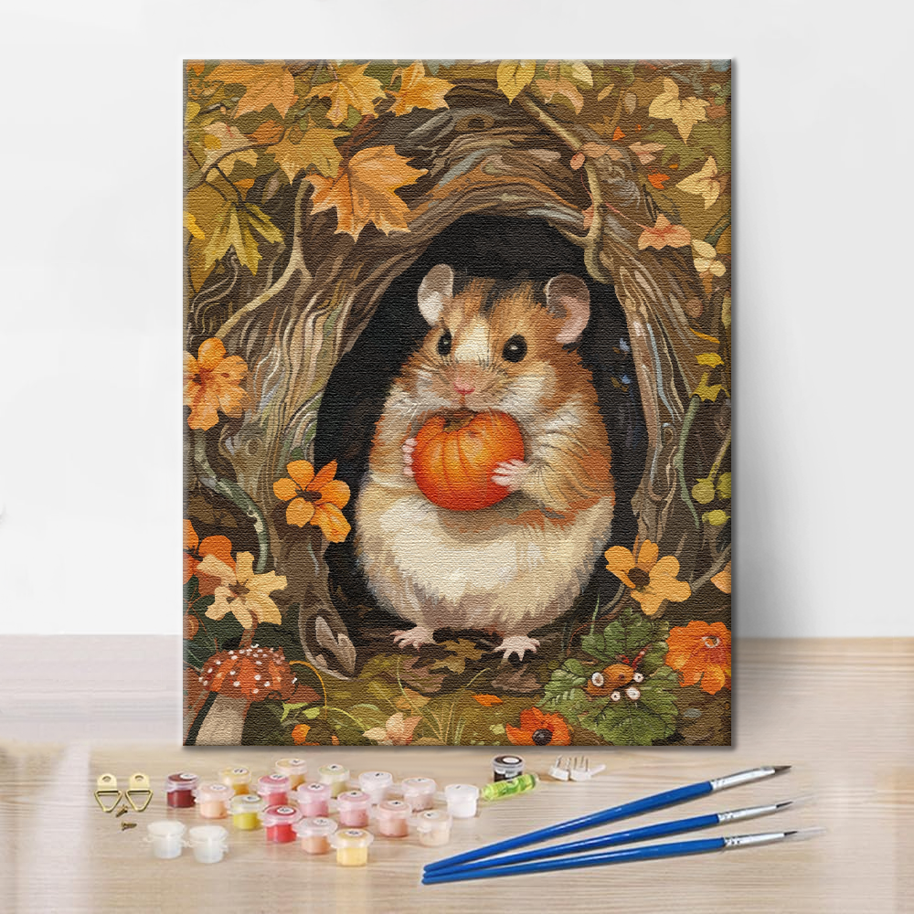 Kleine hamster – Schilderen op nummer