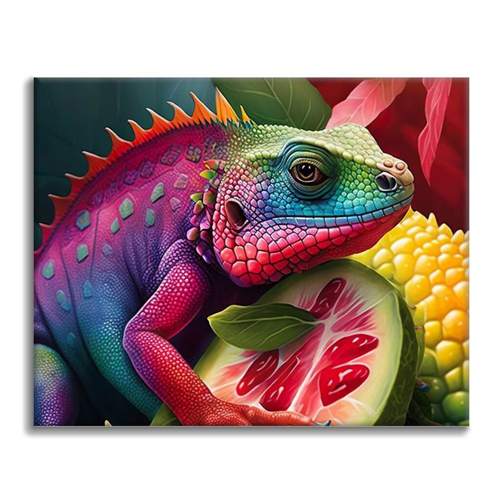 Iguana Digitaal - Verf op nummer