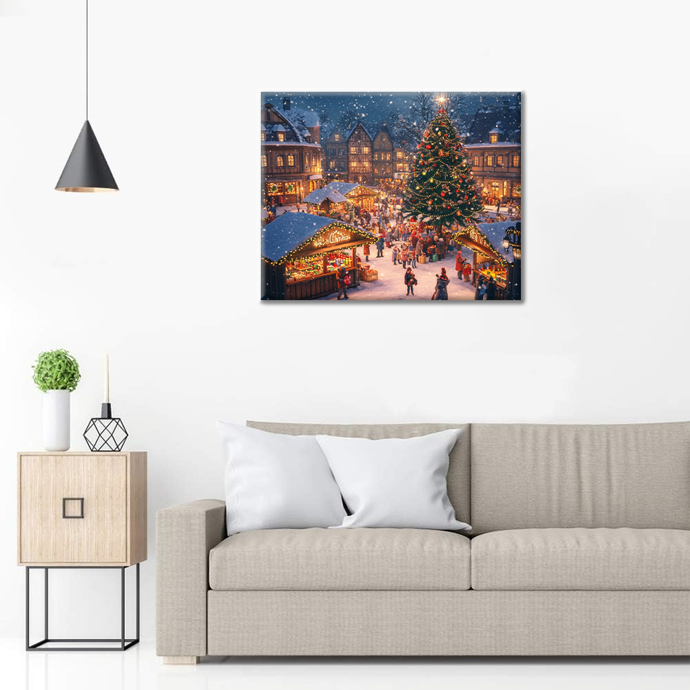 Kerststad – Schilderen op nummer
