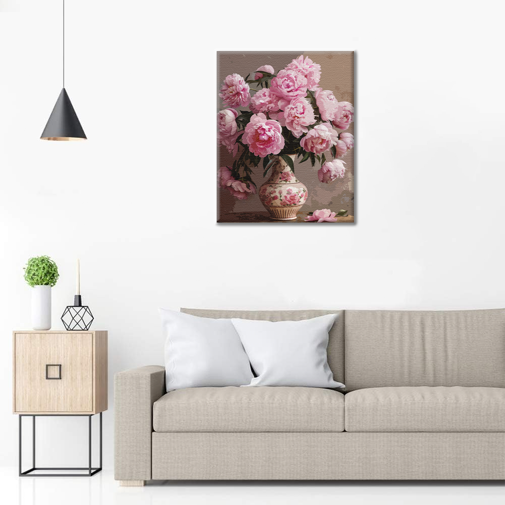 Peonía – Pintar por números