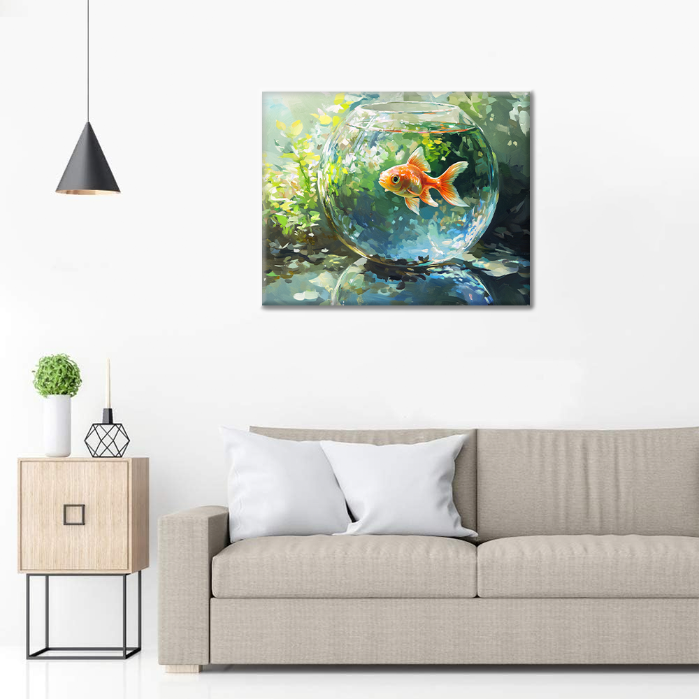 Goldfisch – Malen nach Zahlen
