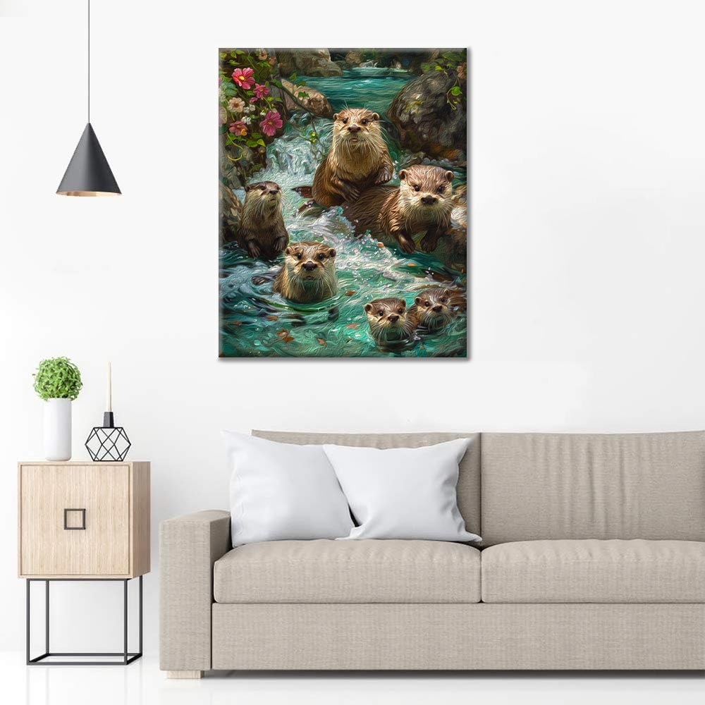 Otter – Malen nach Zahlen