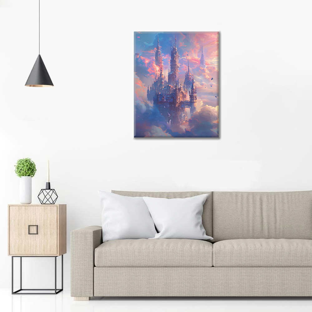Mystieke stad – Schilderen op nummer