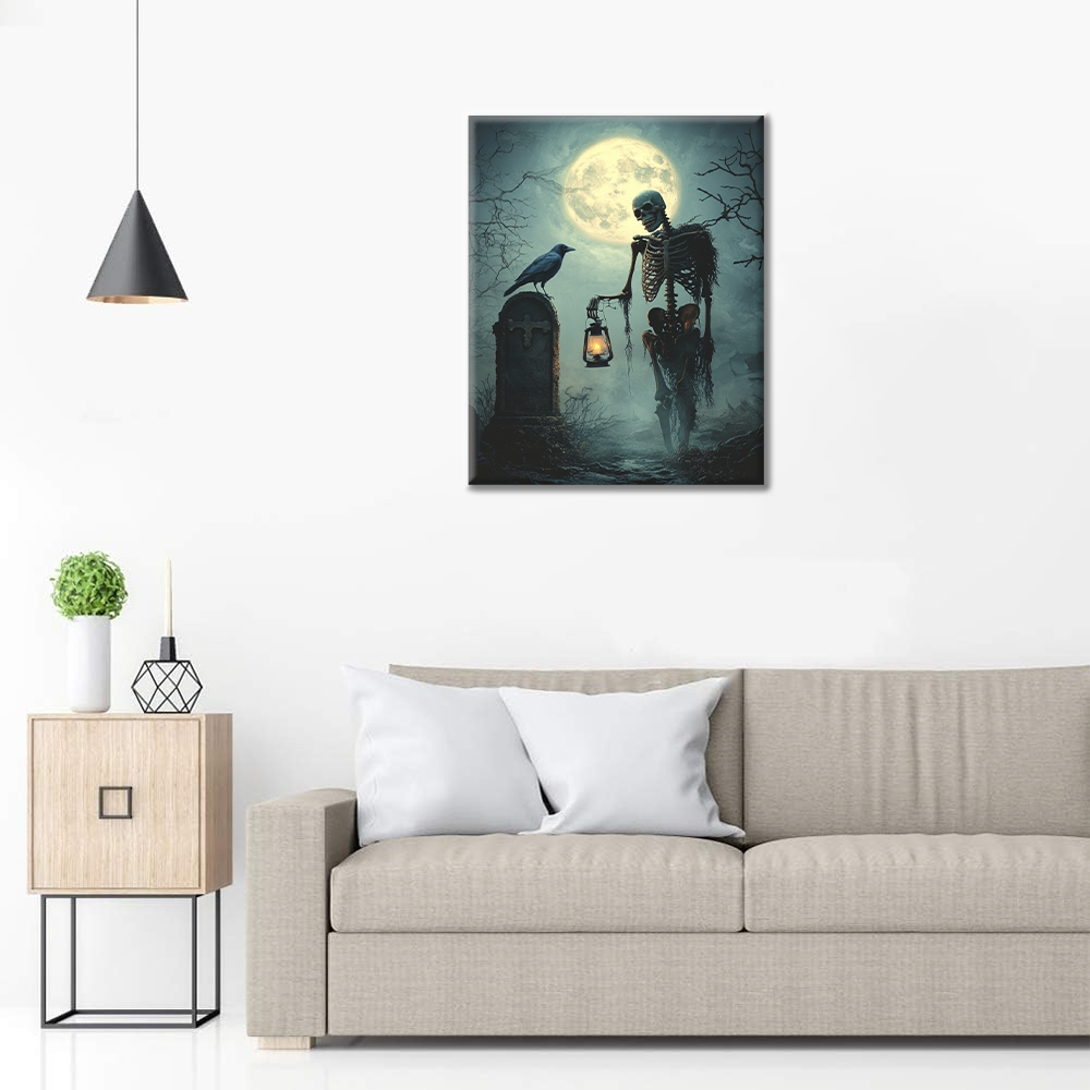Calavera Oscura – Pintar por números