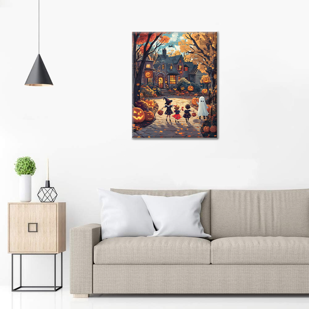 Alegría de Halloween – Pintar por números