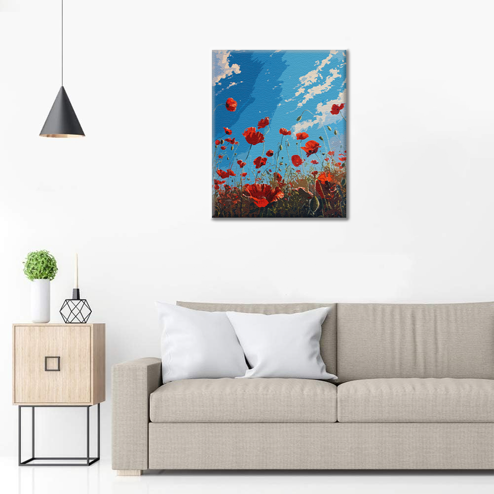 Creciendo hacia el sol – pintar por números