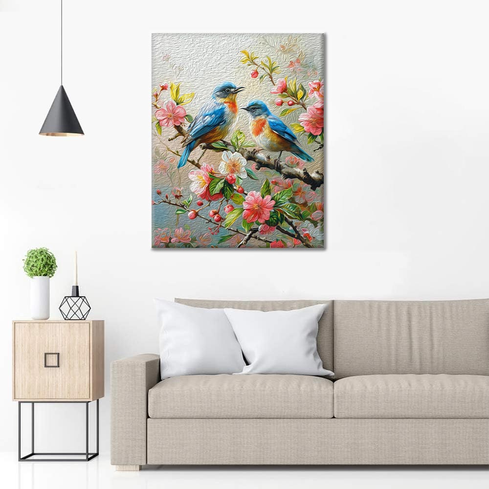 Pájaros cantores – Pintar por números