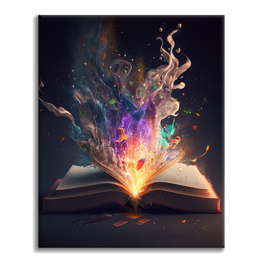 Un libro - pintar por números