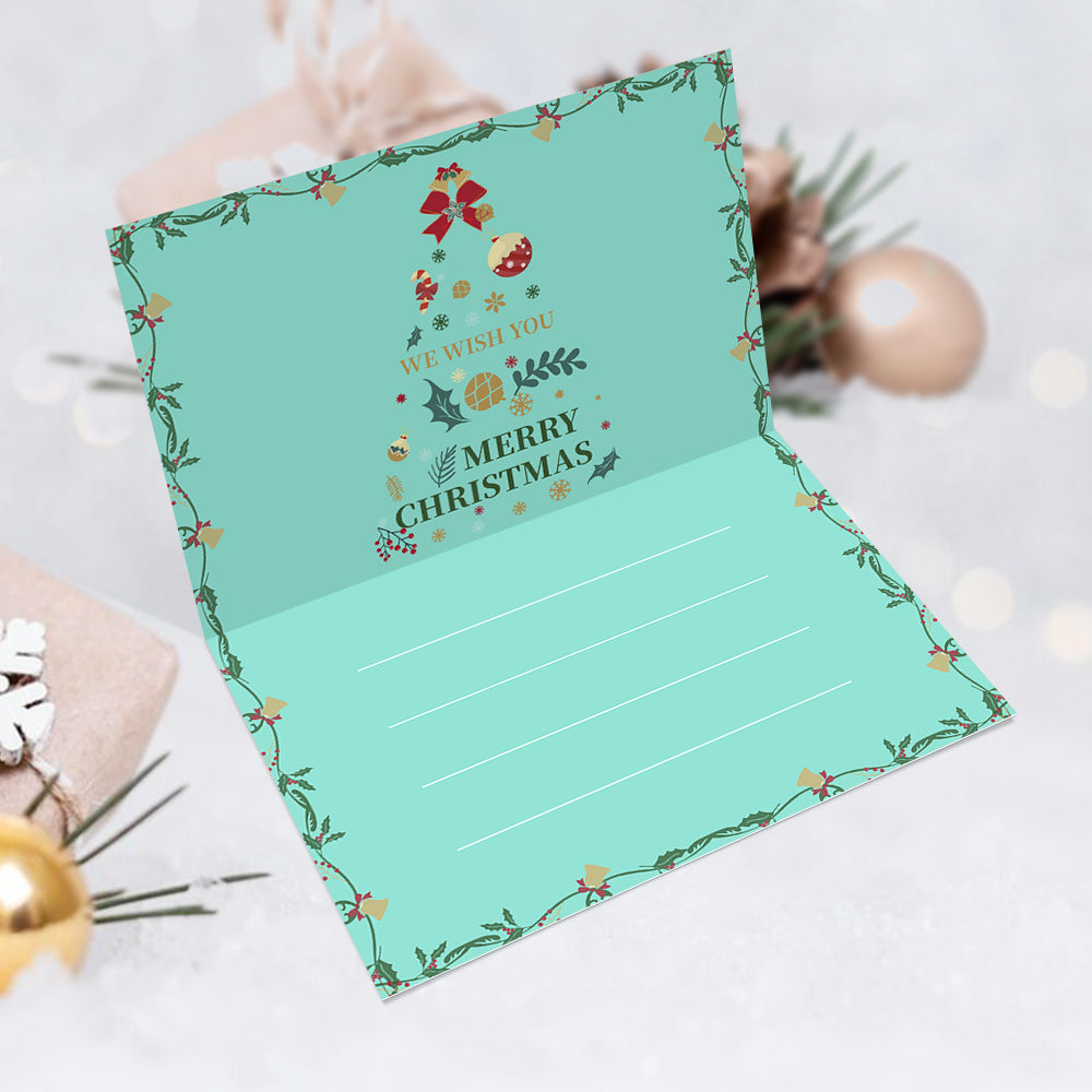 Weihnachtskarte II – Malen nach Zahlen