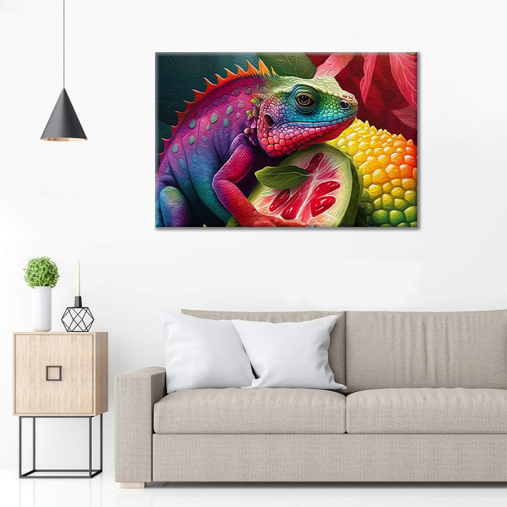 Iguana Digitaal - Verf op nummer