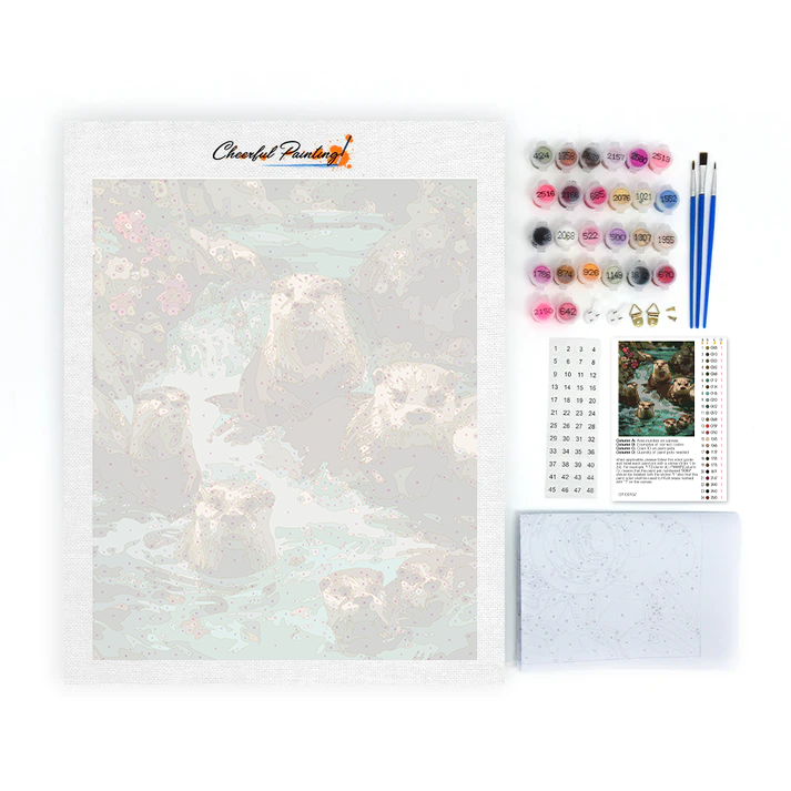 Otter – Malen nach Zahlen