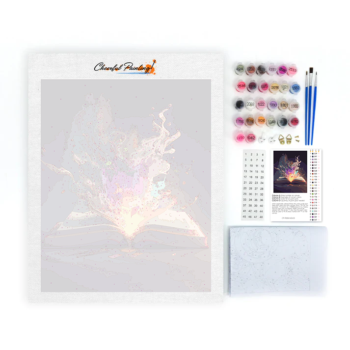 Un libro - pintar por números