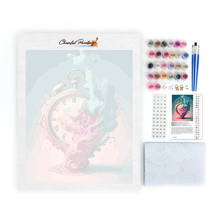 Reloj – Pintar por números