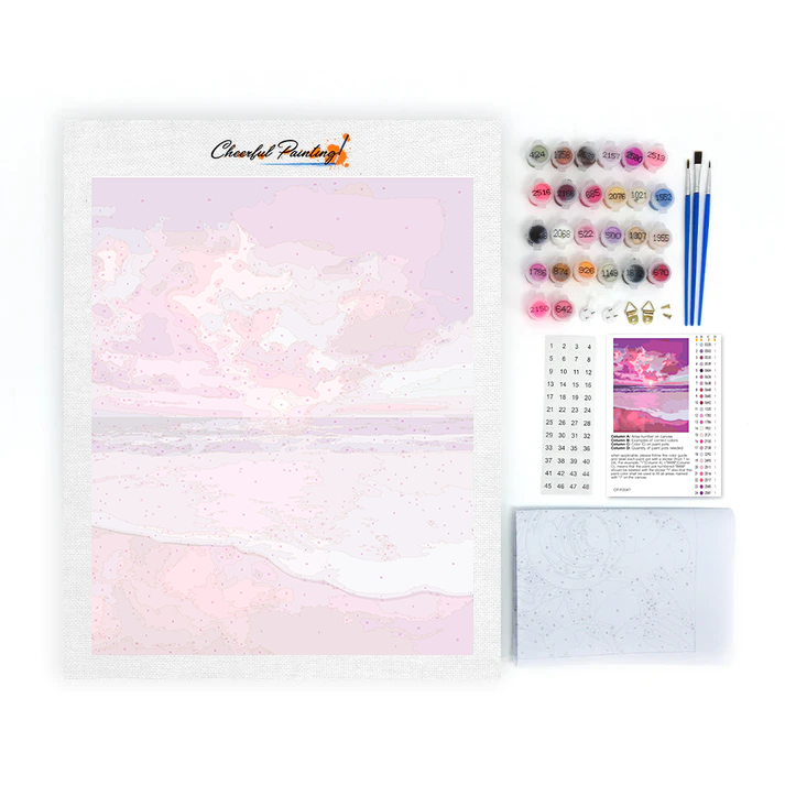 Mar Rosa - Pintura por Números
