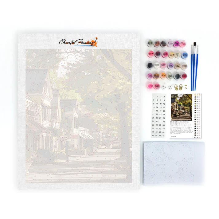 Calles de la ciudad - Pintar por números