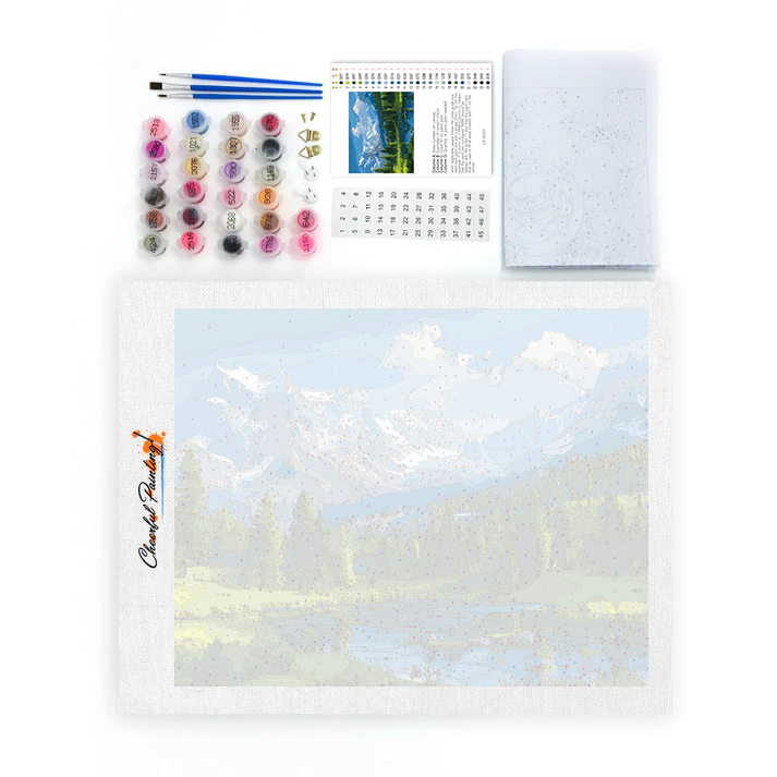 Die Rocky Mountains – Malen nach Zahlen