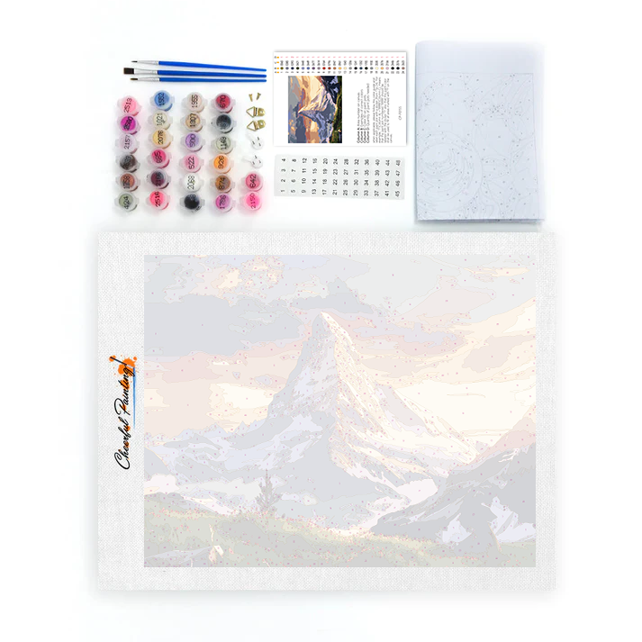Matterhorn – schilderen op nummer