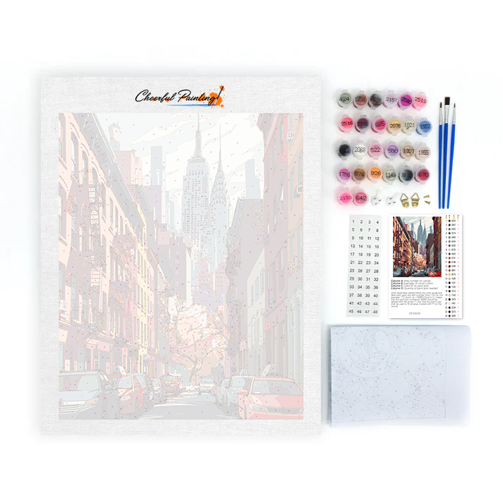 New York – Malen nach Zahlen
