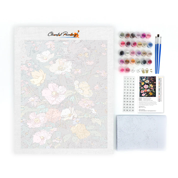 Flores silvestres - Pintar por números