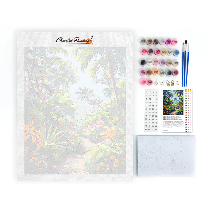 Palmeras – pintar por números