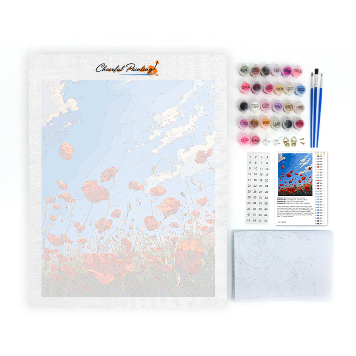 Creciendo hacia el sol – pintar por números