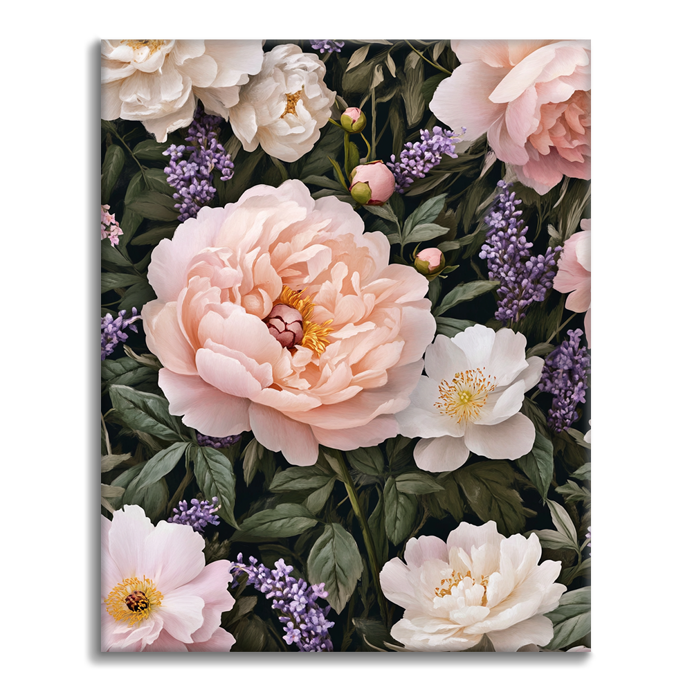 Blumensinfonie – Malen nach Zahlen