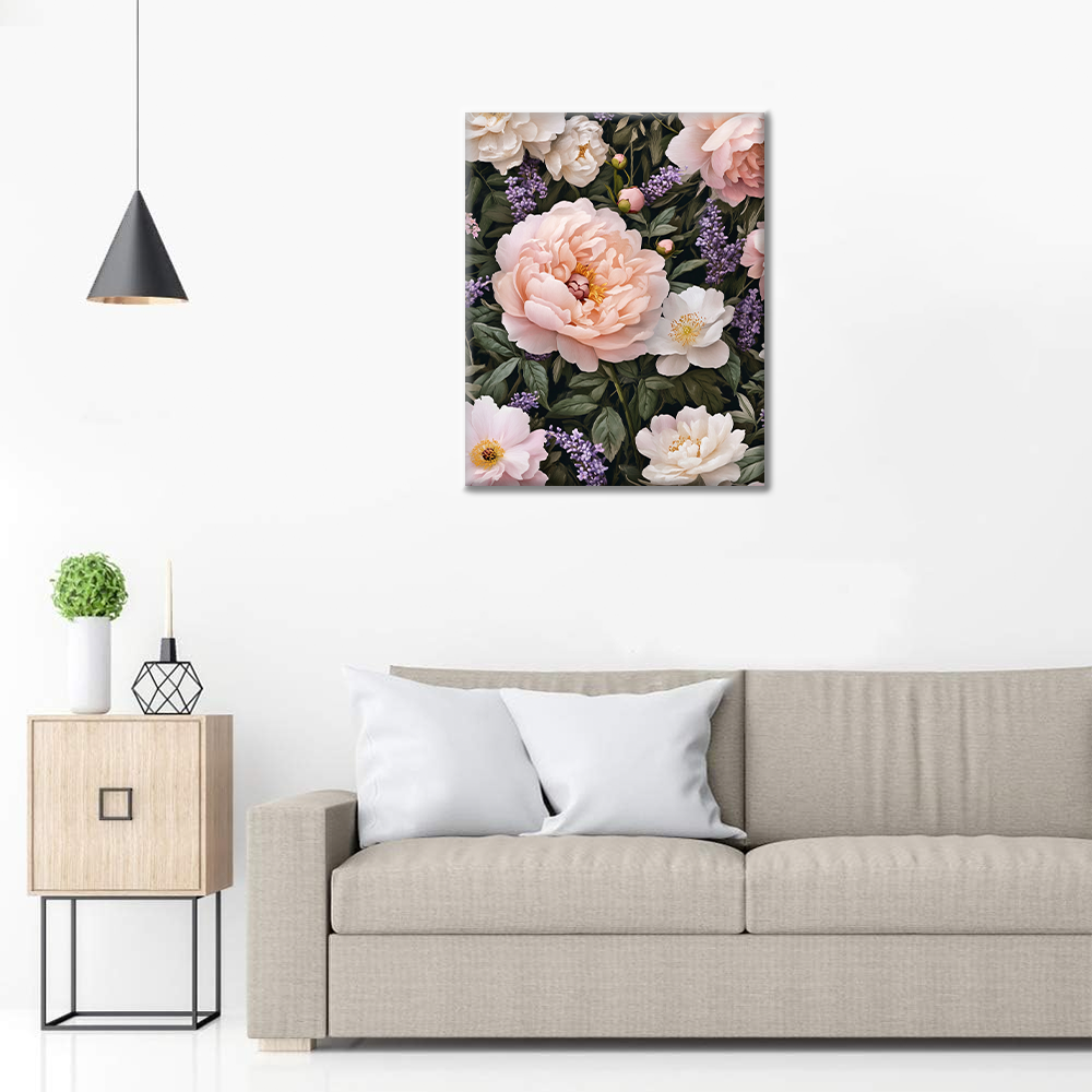 Blumensinfonie – Malen nach Zahlen