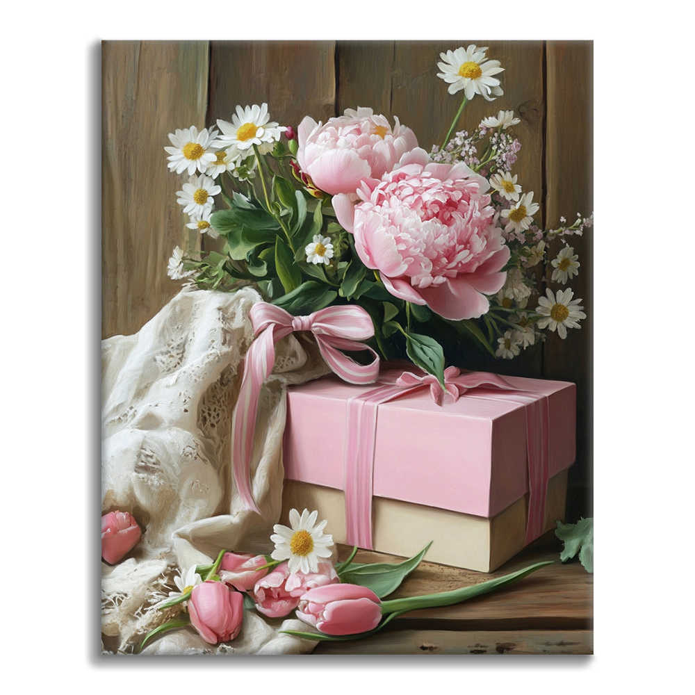 Geschenk der Liebe – Malen nach Zahlen